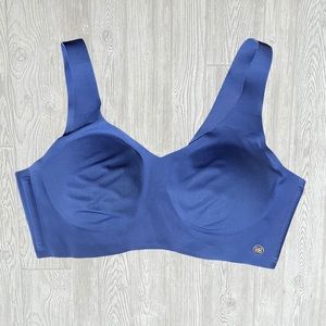 Honeylove Wireless Bra Size Medium Royal Blue GUC